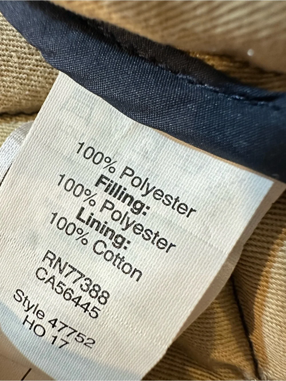 J.Crew Quilted Navy Vest Men’s Medium